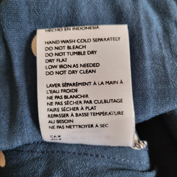 Faithfull The Brand Abbey Wrap Ronja Polka Dot Vintage Blue Dress NWT Sz 6 US/M - Picture 13 of 13